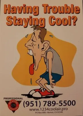 Professional Heating and Cooling Logo