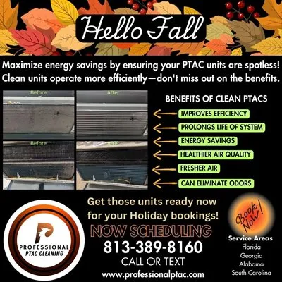 Professional PTAC Cleaning Logo