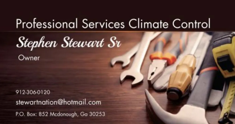 Slide of Professional services climate control