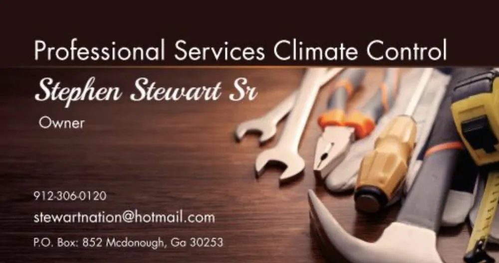 Slide of Professional services climate control