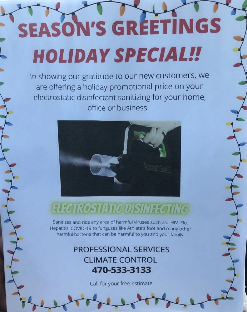 Slide of Professional services climate control