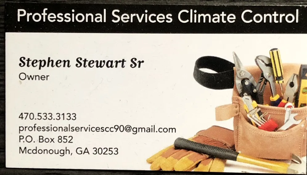 Slide of Professional services climate control