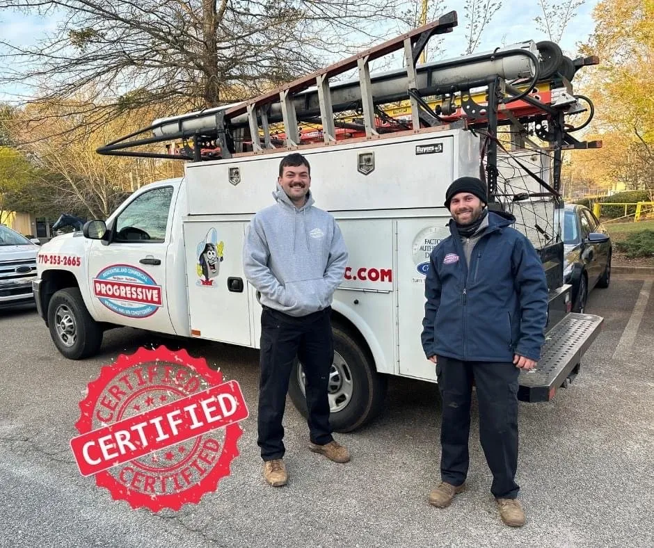 Slide of Progressive Heating, Air Conditioning and Plumbing