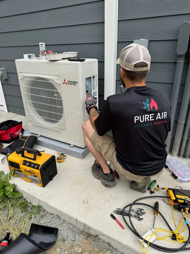 Slide of Pure Air Cooling & Heating