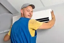 Purified Air Conditioning Logo