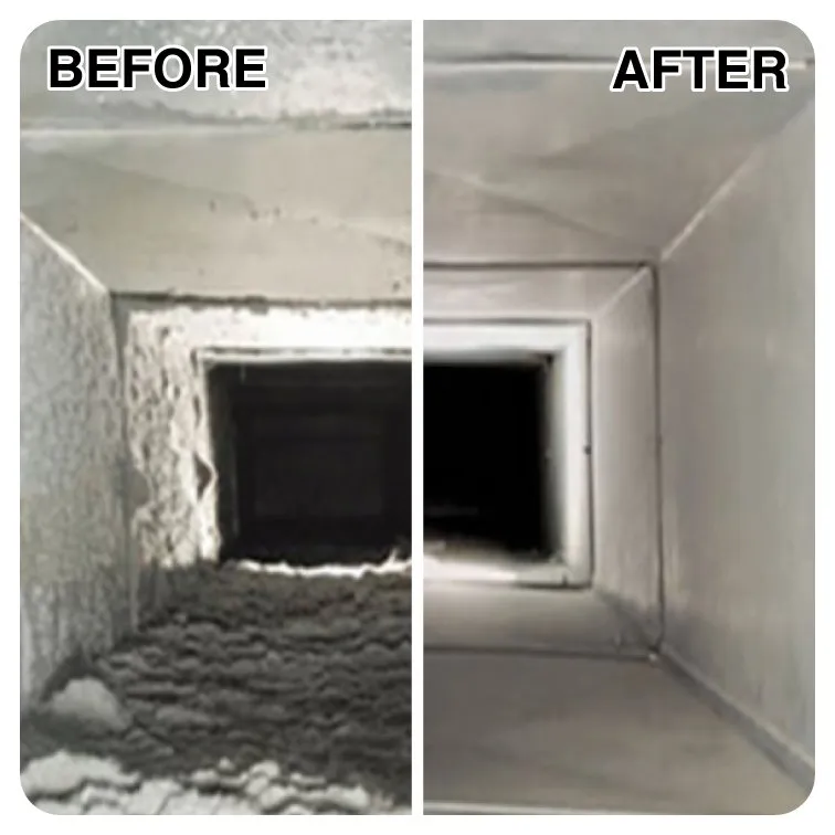 Slide of Purified Air Duct Cleaning