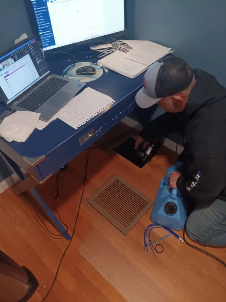 Slide of Purified Air Duct Cleaning