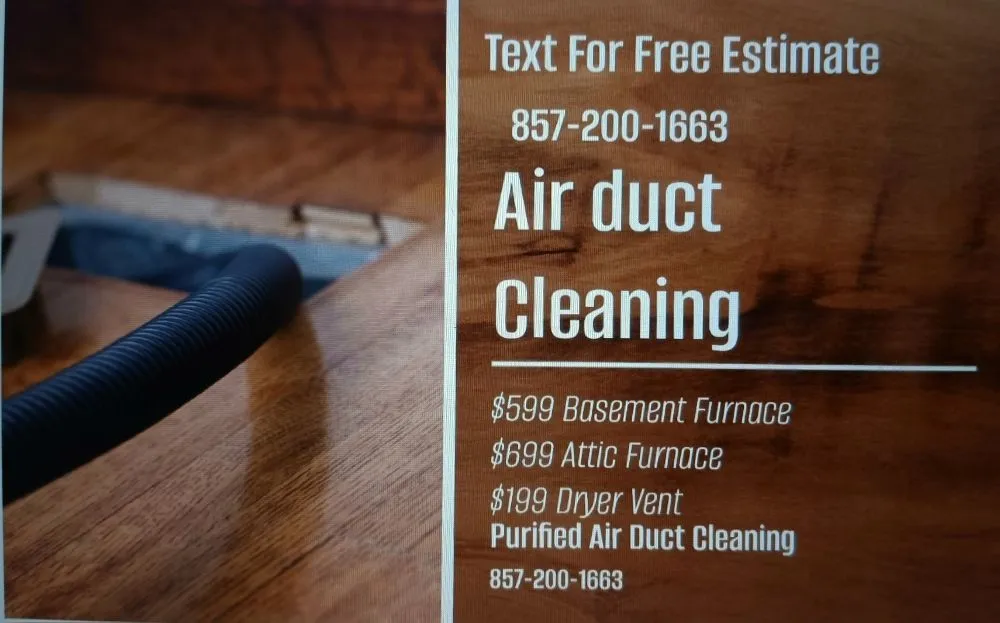Slide of Purified Air Duct Cleaning