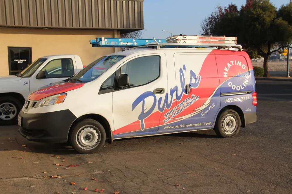 Slide of Purl's Sheet Metal & Air Conditioning