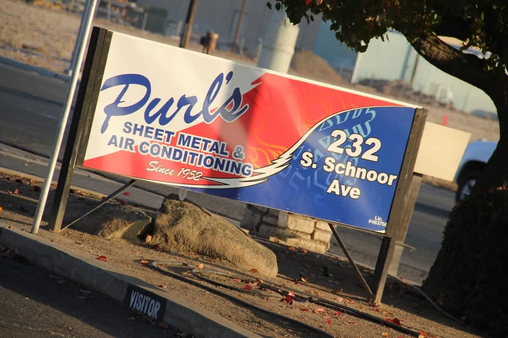 Slide of Purl's Sheet Metal & Air Conditioning