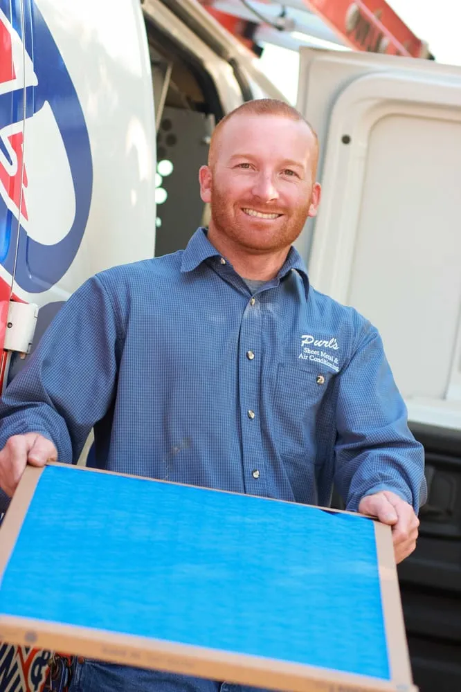 Slide of Purl's Sheet Metal & Air Conditioning