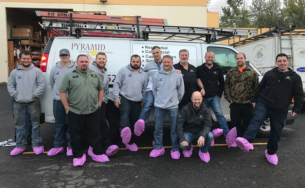 Slide of Pyramid Heating & Cooling