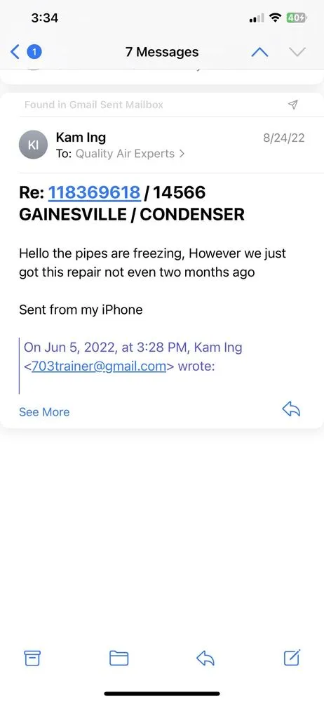 Slide of Quality Air Experts