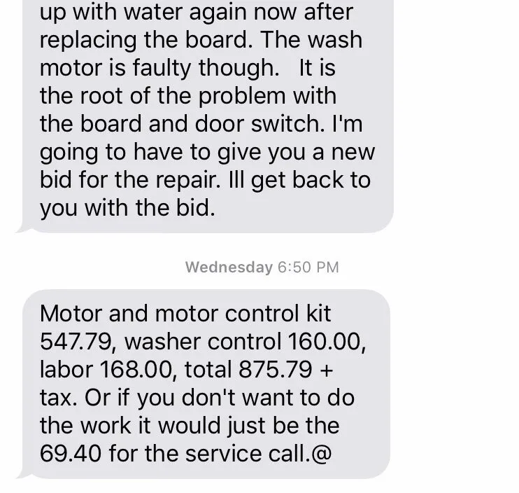 Slide of Quality Appliance Service