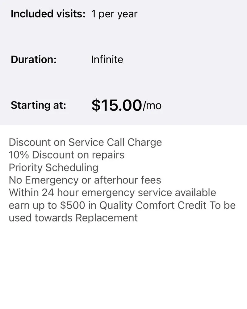 Slide of Quality Comfort Solutions