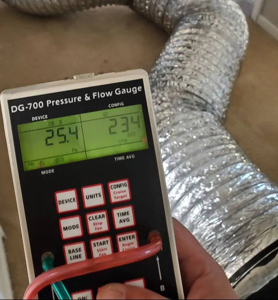 Slide of Quality Duct Testing