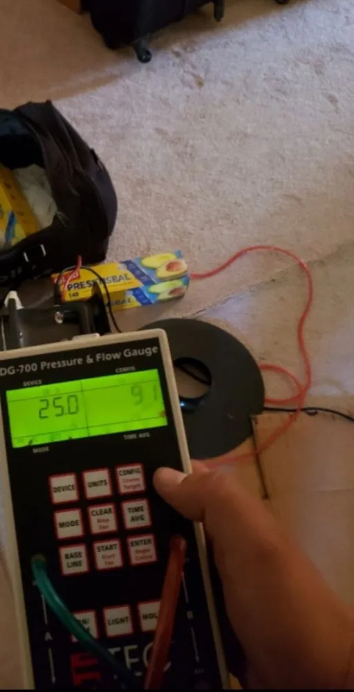 Slide of Quality Duct Testing