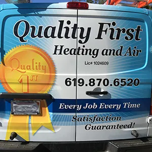 Slide of Quality First Heating and Air