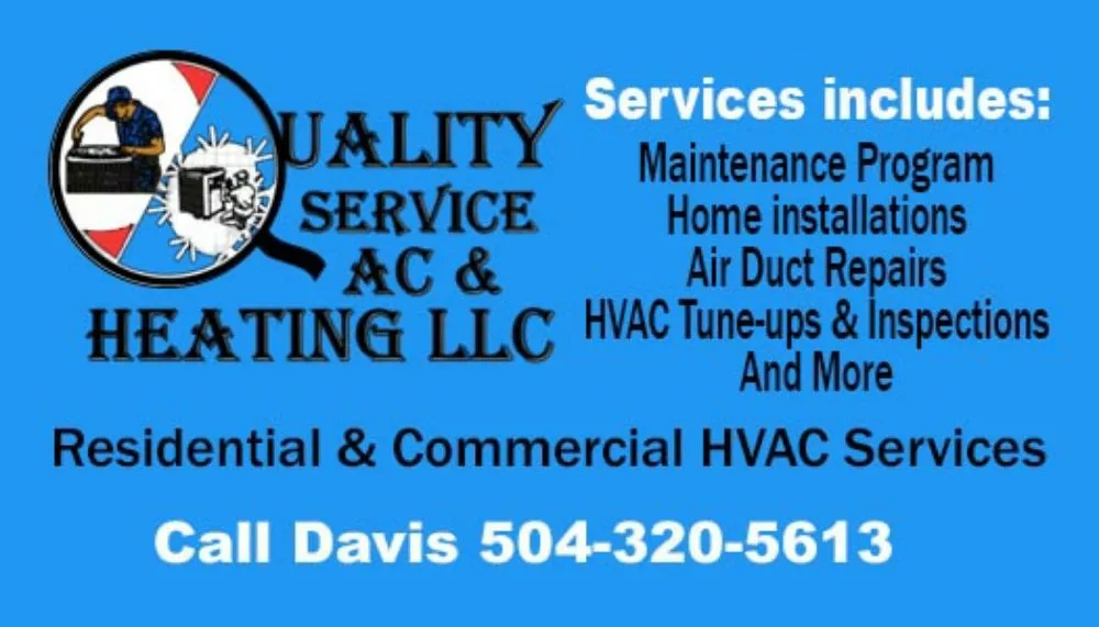 Slide of Quality Services Ac & Heating
