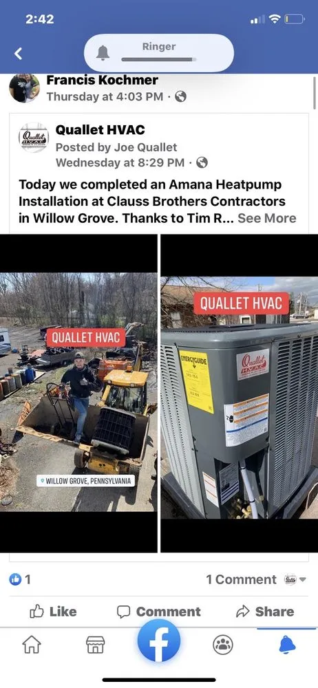 Slide of Quallet HVAC