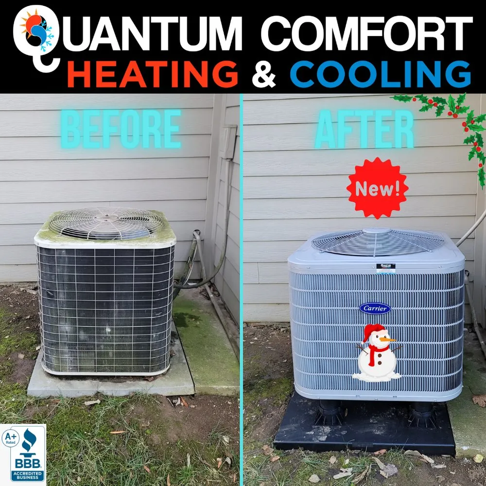 Slide of Quantum Comfort Heating and Cooling