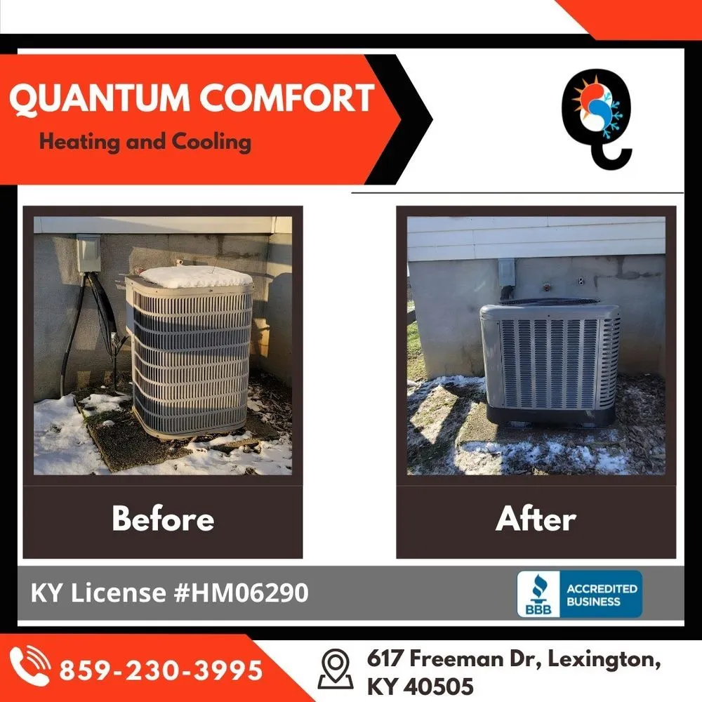 Slide of Quantum Comfort Heating and Cooling