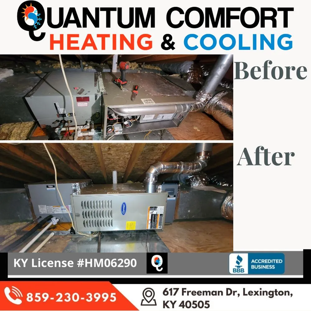 Slide of Quantum Comfort Heating and Cooling