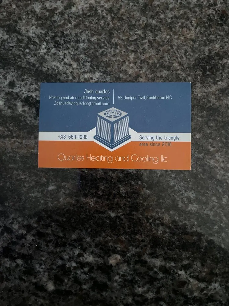 Slide of Quarles Heating and Cooling