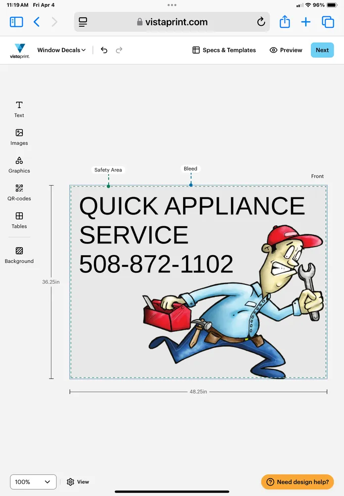 Slide of Quick Appliance Service
