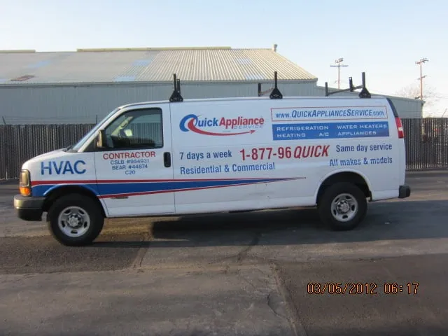 Slide of Quick Appliance Service