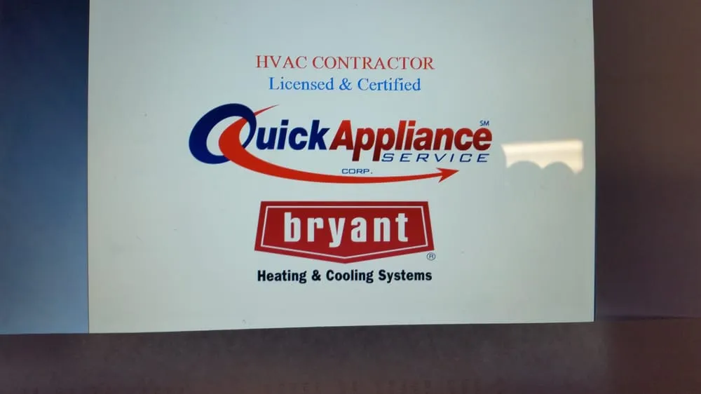 Slide of Quick Appliance Service