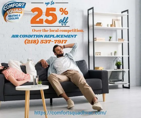 Quick Comfort Heating & Cooling Logo