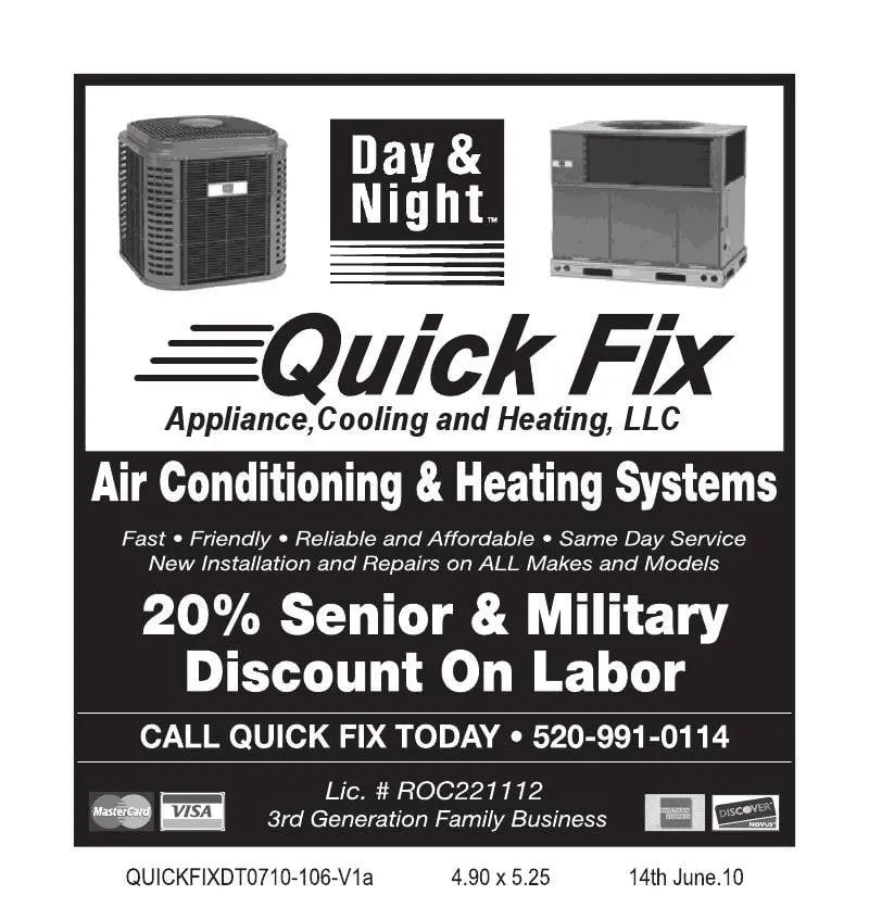 Slide of Quick Fix Appliance Cooling & Heating