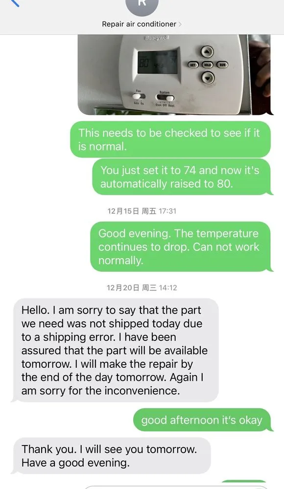 Slide of R Buck Heating, Cooling, Plumbing & Electrical