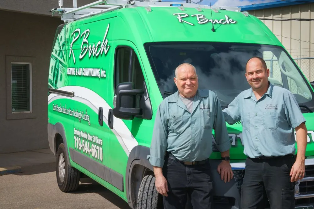 Slide of R Buck Heating, Cooling, Plumbing & Electrical