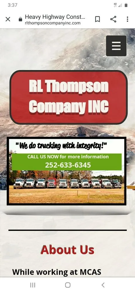 Slide of R L Thompson Company