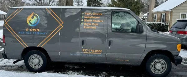 R Own Heating Company Logo