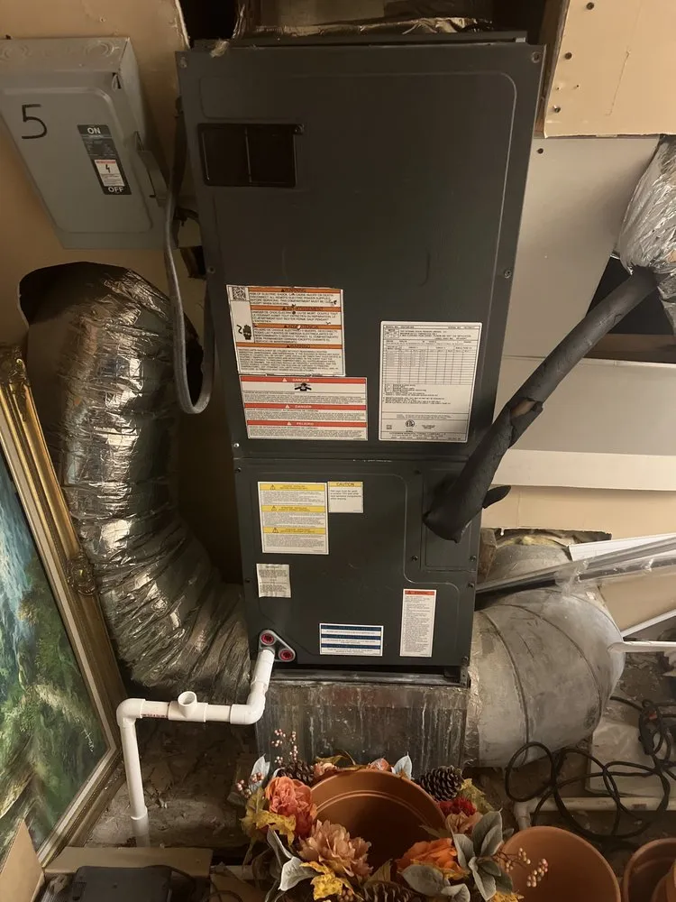 Slide of Raheems heating and air