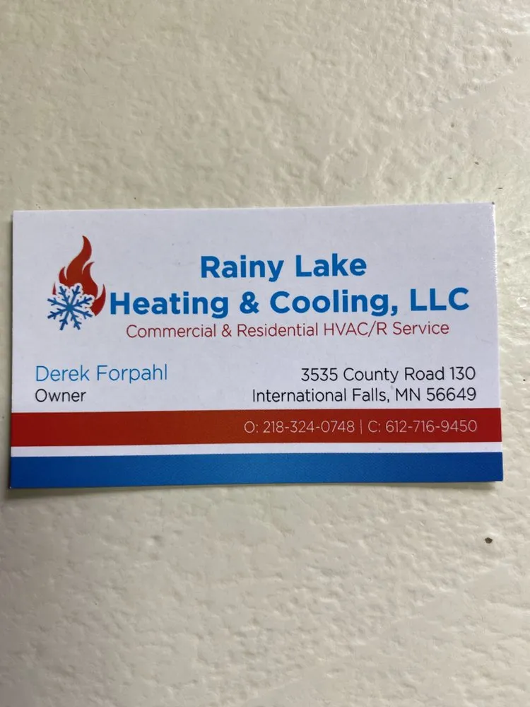 Slide of Rainy Lake Heating & Cooling
