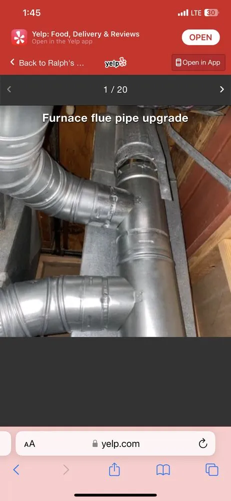 Slide of Ralphs Heating and Air