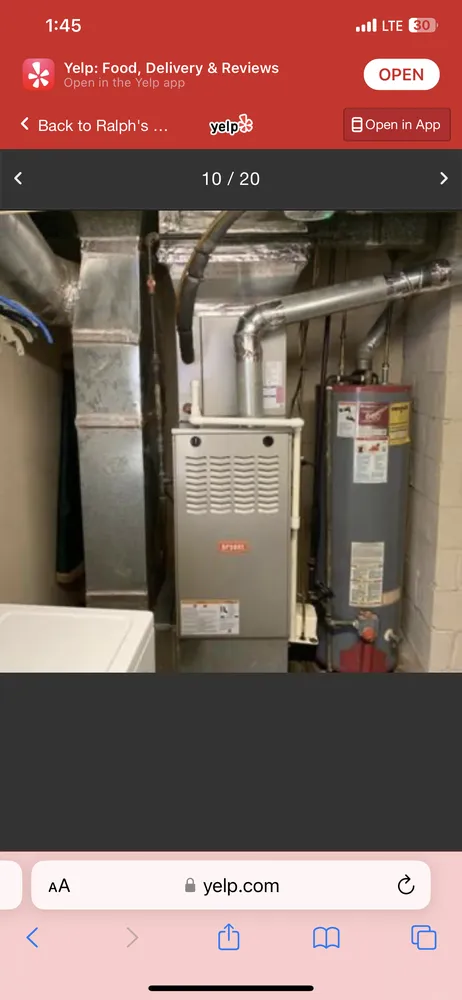 Slide of Ralphs Heating and Air