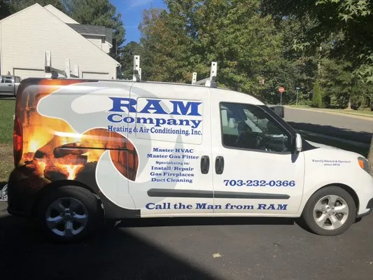 Ram Company Heating & Air Conditioning Logo