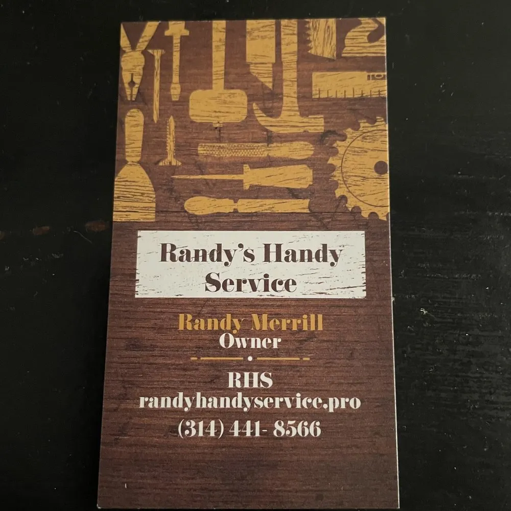 Slide of Randy’s Handy Service