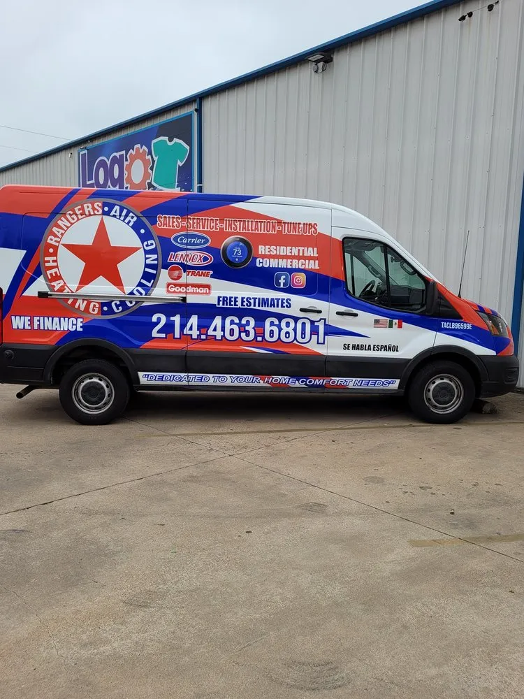 Slide of Rangers Air Heating and Cooling