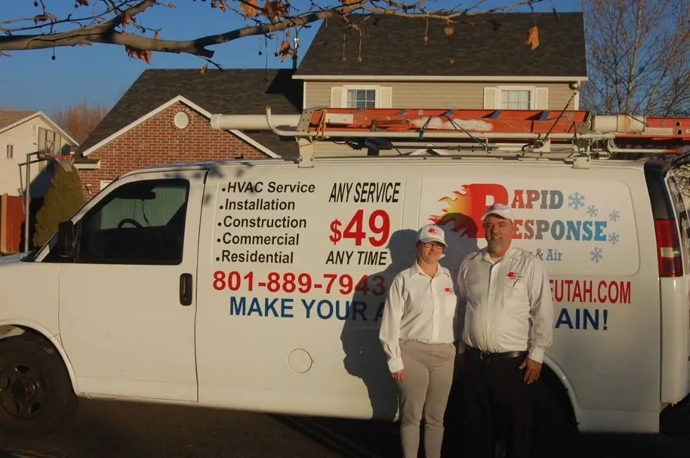 Slide of Rapid Response Heating & Air