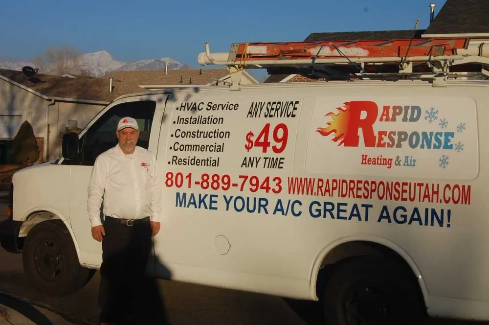 Slide of Rapid Response Heating & Air