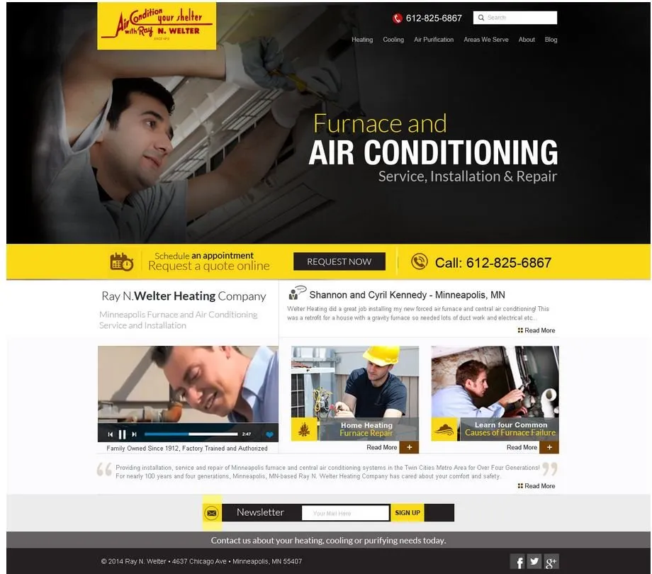 Slide of Ray N Welter Heating