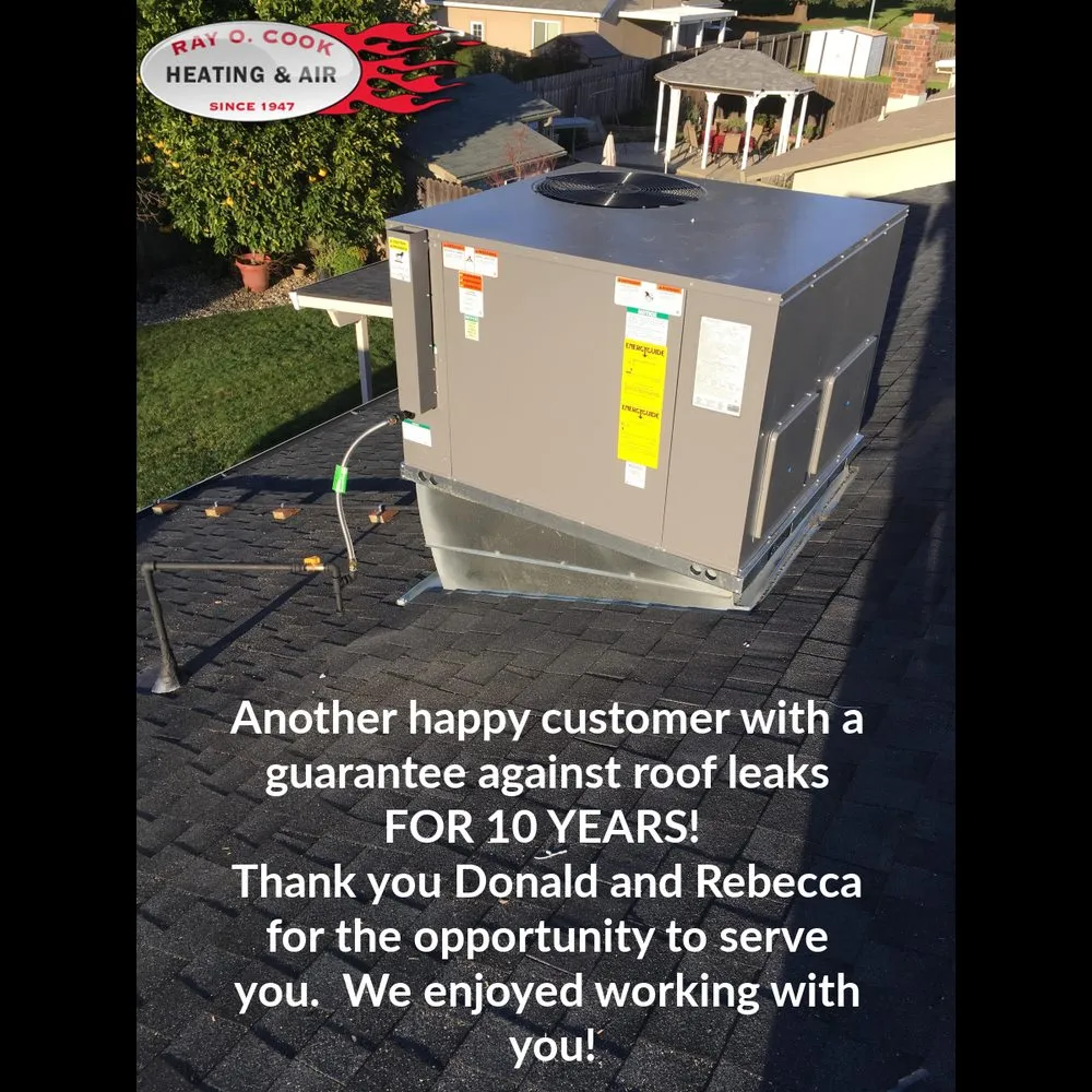 Slide of Ray O Cook Heating & Air