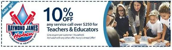 Slide of Raymond James Hoben Plumbing