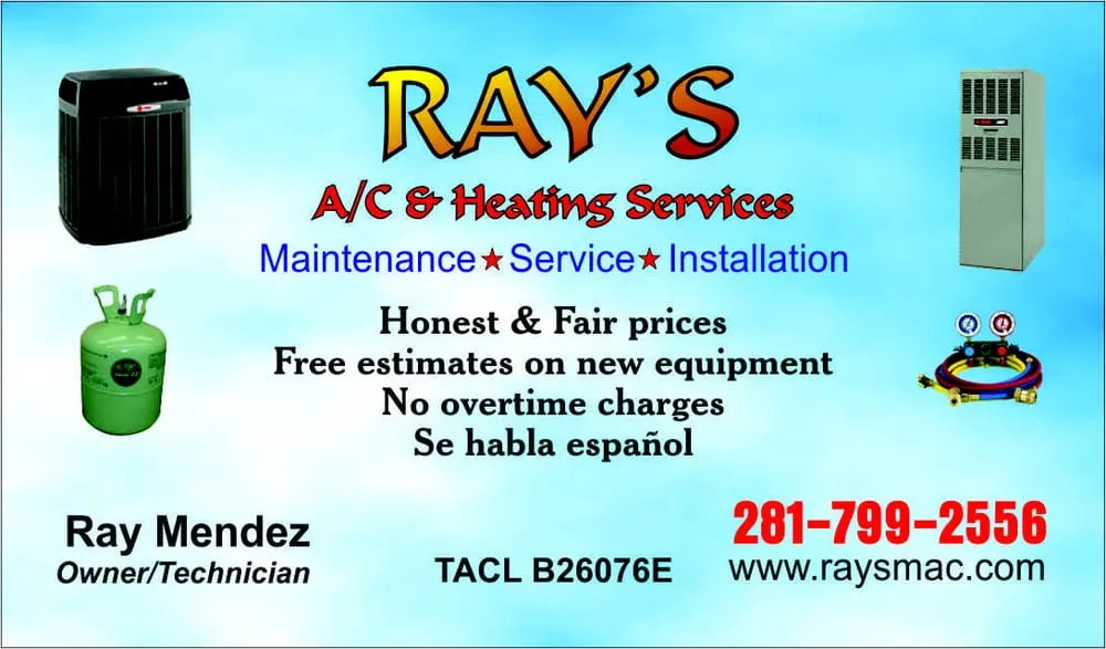 Slide of Ray's A/C and Heating Services